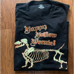 Halloween Black Glow in The Dark Graphic T‎ Shirt